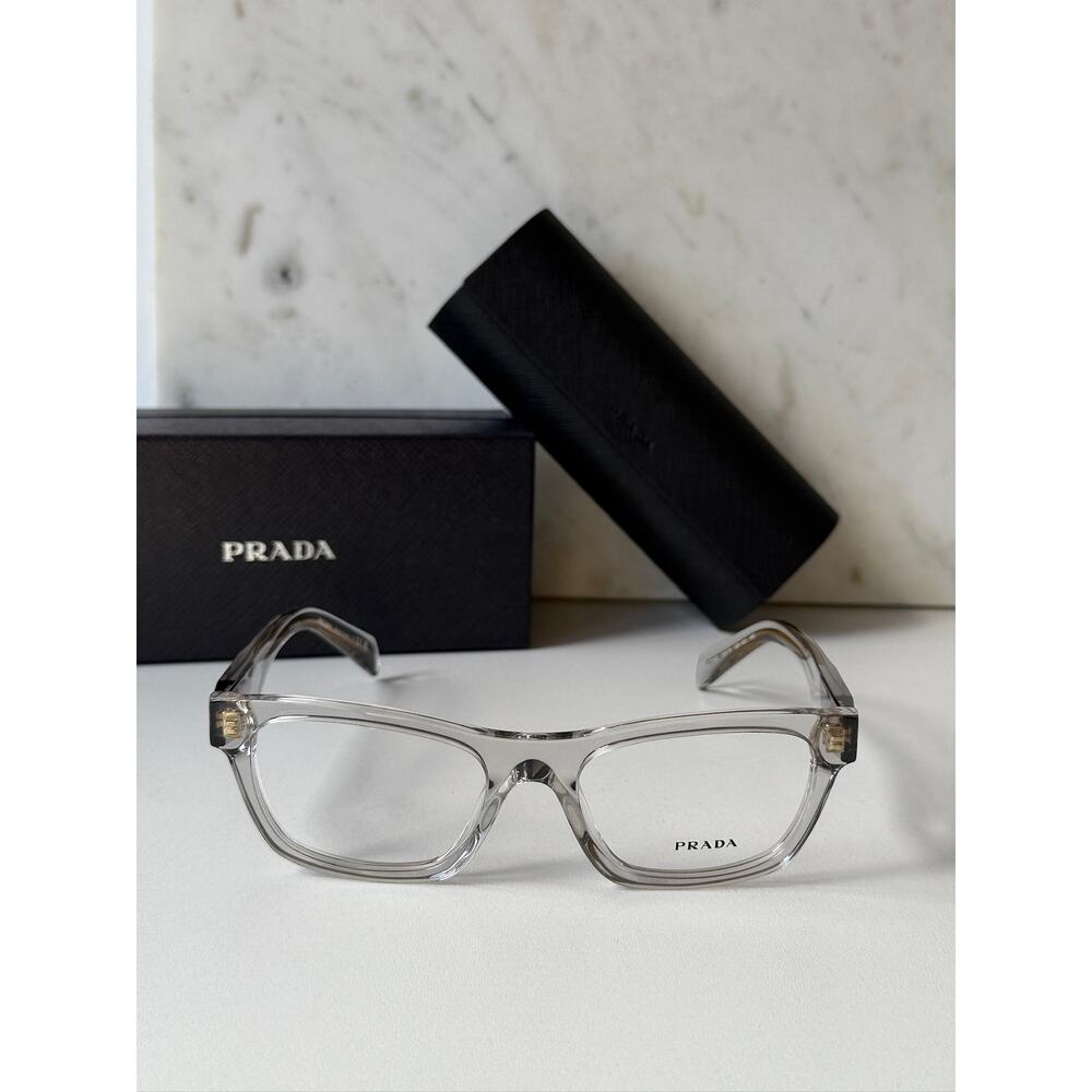 NEW Prada PR B01V Clear Cat Eye Eyeglasses Frames - Picture 4 of 8